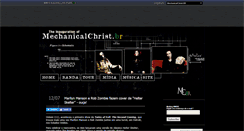 Desktop Screenshot of marilynmanson.com.br
