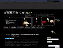 Tablet Screenshot of marilynmanson.com.br